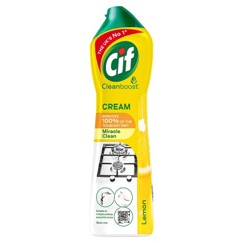 Cif Cream 500ml Lemon pack shot