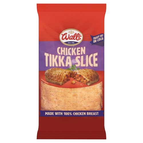 WALLS CHICKEN TIKKA SLICE pack shot
