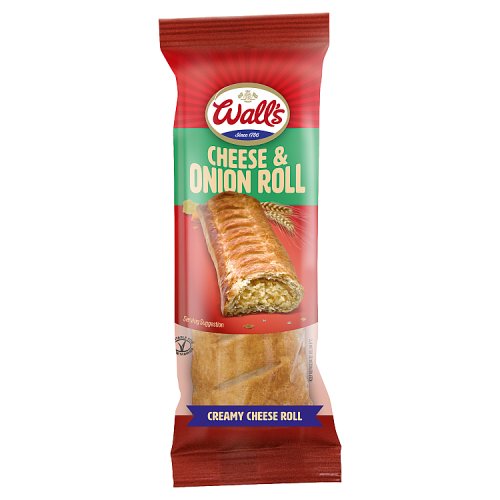 WALLS CHEESE & ONION ROLL pack shot