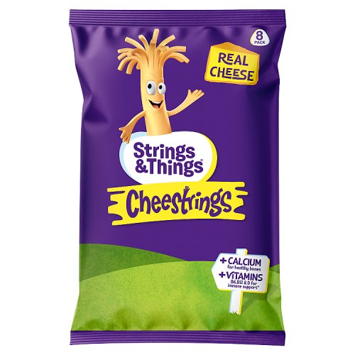CHEESTRINGS CHEDDAR ORIGINAL 8PK pack shot