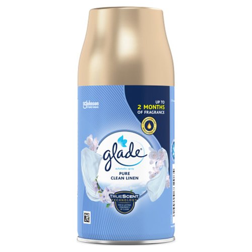 Glade Autospray Refill Clean Linen 269ml PMP 3.99 pack shot