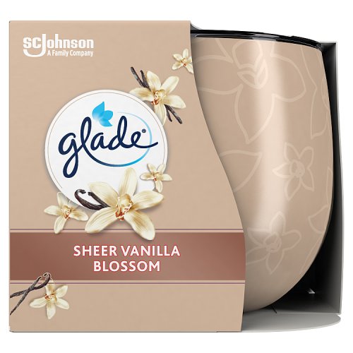 Glade Candle 108g Vanilla pack shot