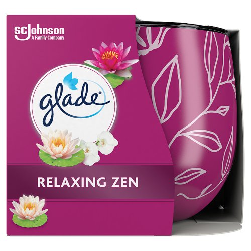 Glade Candle 108g Relaxing Zen pack shot