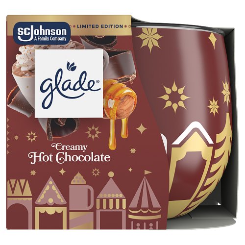 Glade Candle 108g Chocolate Honey pack shot