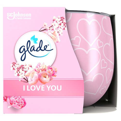 Glade Candle 108g I Love You pack shot