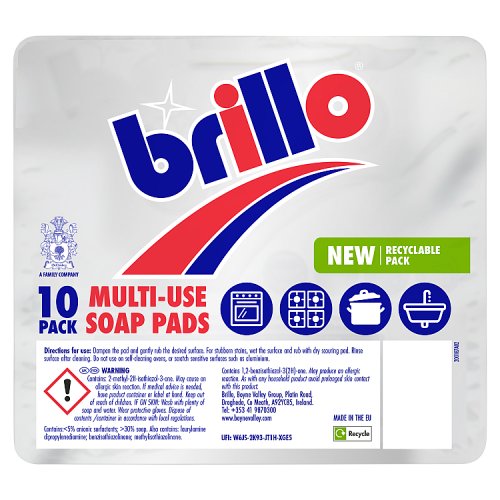 Brillo Pads 10s pack shot