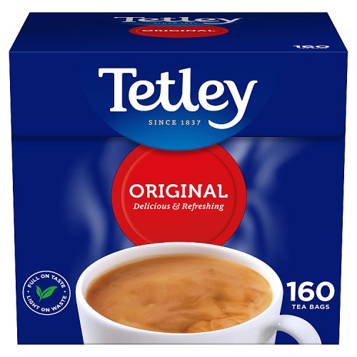 Tetley Tea Bags 160's Original pack shot