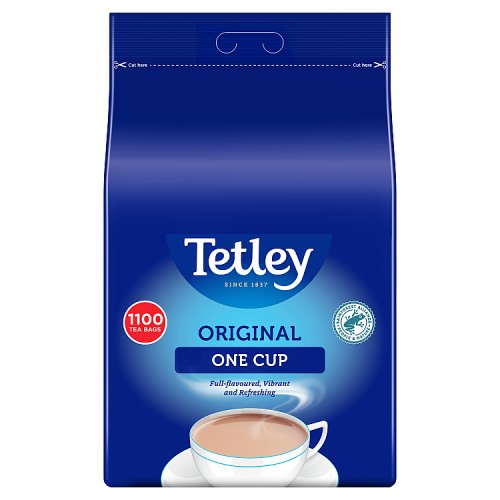 Tetley One Cup Tea Bags 1100's pack shot