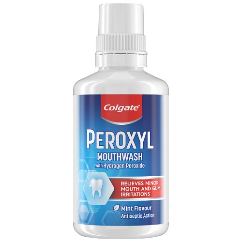 Colgate Mouth Rinse Peroxyl 300ml pack shot