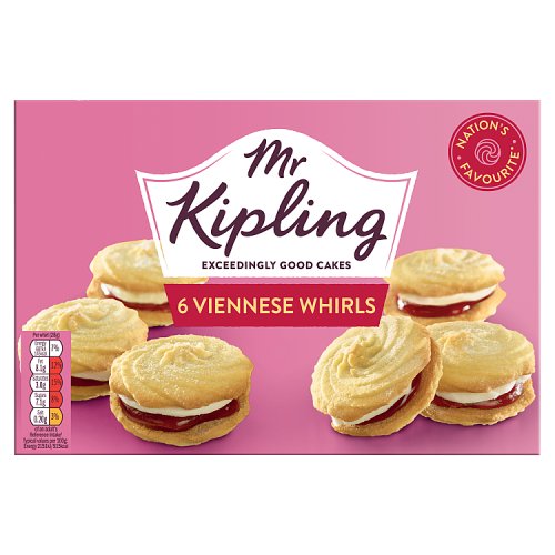 MR KIPLING VIENNESE WHIRLS 6PK pack shot
