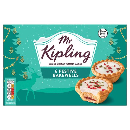 MR KIPLING FESTIVE BAKEWELLS 6PK pack shot