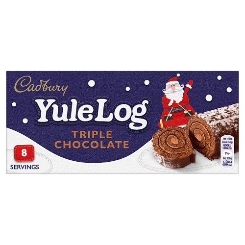 CADBURY YULE LOG pack shot