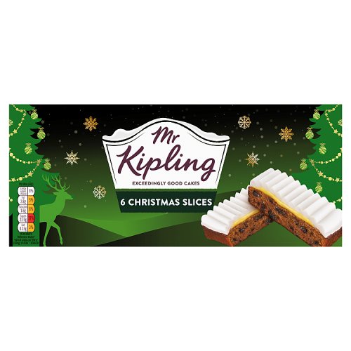 MR KIPLING XMAS SLICES 6PK pack shot
