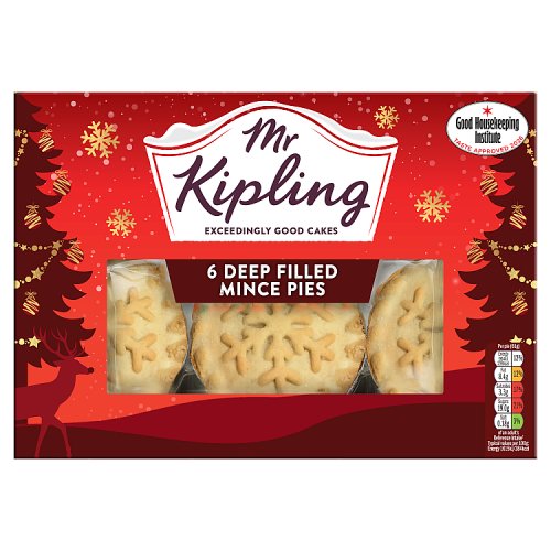 MR KIPLING MINCE PIES 6PK pack shot