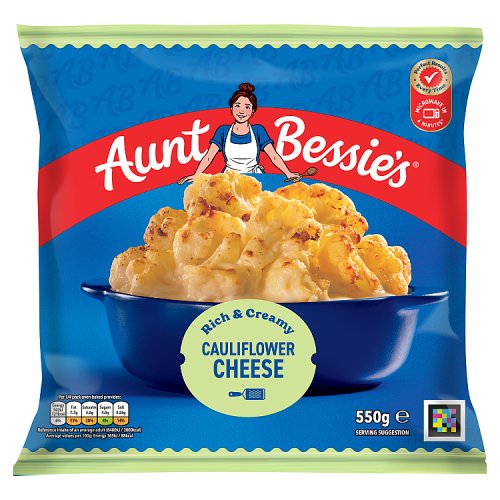 AUNT BESSIE'S CAULIFLOWER CHEESE pack shot