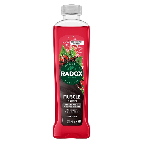 Radox Herbal Bath 500ml Muscle Therapy pack shot