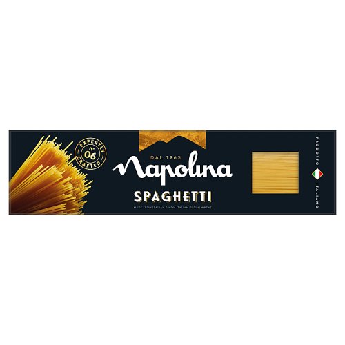 Napolina Spaghetti Box 500g pack shot