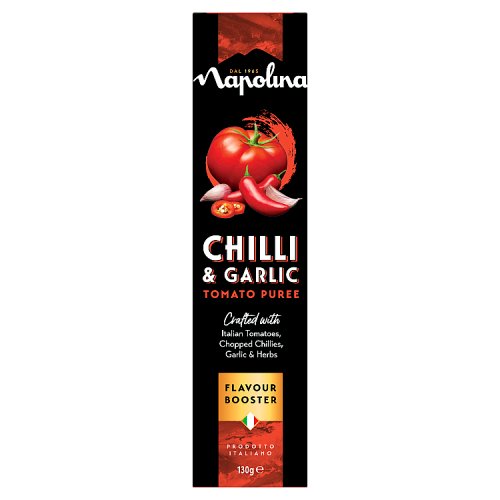Napolina Chilli Tomato Booster 130g pack shot