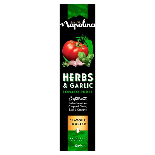 Napolina Herb Tomato Booster 130g pack shot