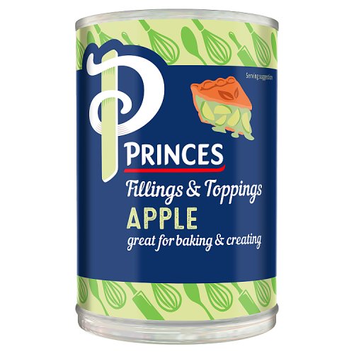 Princes Apple Fruit Filling 395g pack shot