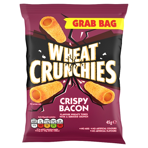 Wheat Crunchies Bacon Grab Bag 45g pack shot
