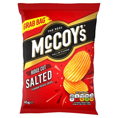 McCoys Ready Salted 36x45g pack shot
