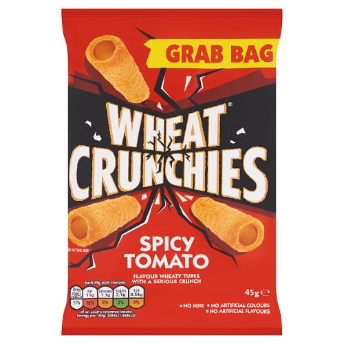 Wheat Crunchies Spicy Tomato Grab Bag 45g pack shot