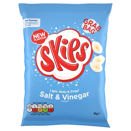 Skips Salt & Vinegar Grab Bag 35g pack shot