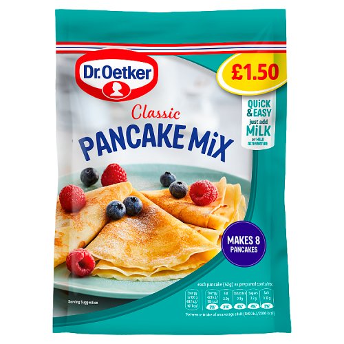 Dr Oetker Classic Pancake Mix 170g PMP pack shot
