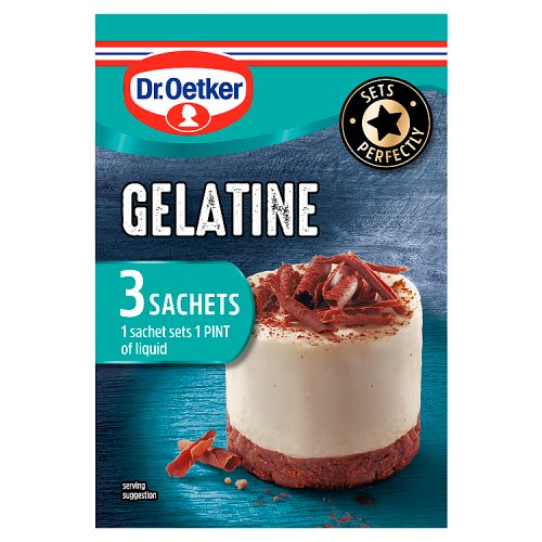Dr Otker Gelatine Sachets 3pk (3 x 12g) pack shot