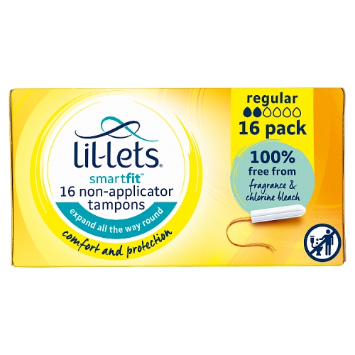 Lil-Lets Smartfit Non Applicator Regular 16s pack shot