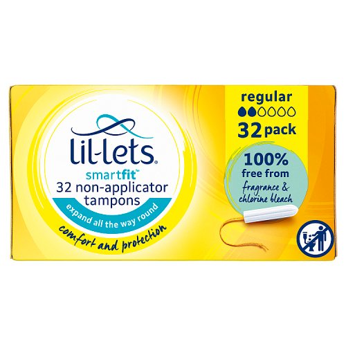 Lil-Lets Smartfit Non-Applicator Regular 32s pack shot