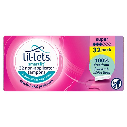 Lil-Lets Smartfit Non-Applicator Super 32s pack shot