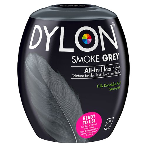 Dylon Machine All In One Fabric Dye Pod Smoke Grey 65 350g pack shot