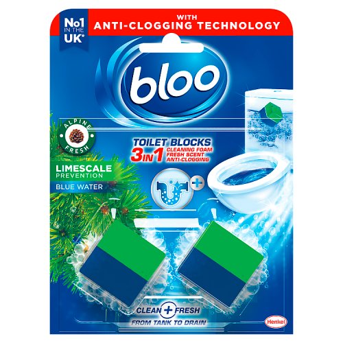 Bloo Duo Cube in Cistern Limescale Prevention 2g pack shot