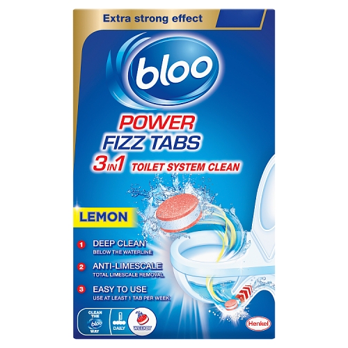 Bloo Fizz Tabs Toilet Cleaner 8pk (8 x 22.5g) pack shot