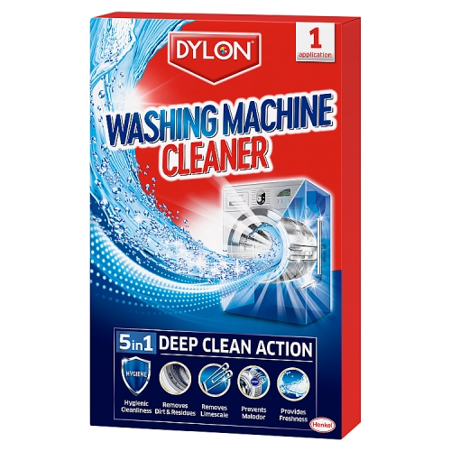 Dylon Wash Machine Cleaner 5 In 1 Deep Clean Action pack shot