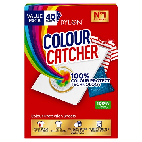 Dylon Colour Catcher Protection Sheets 40s pack shot