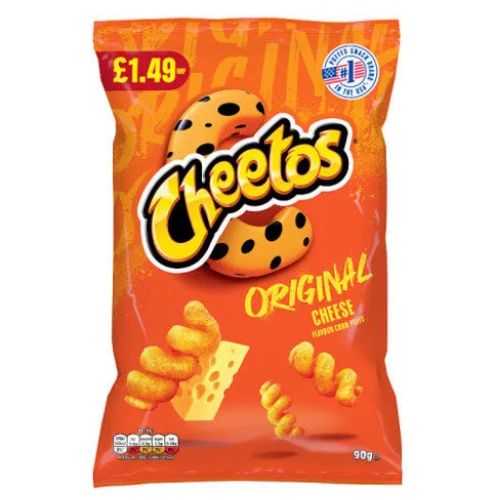 Cheetos Twisted Cheese 90g PMP pack shot