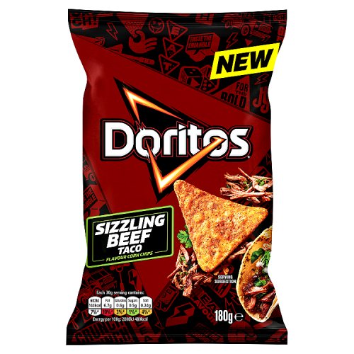 Doritos WC Mexican Beef Taco 180g pack shot