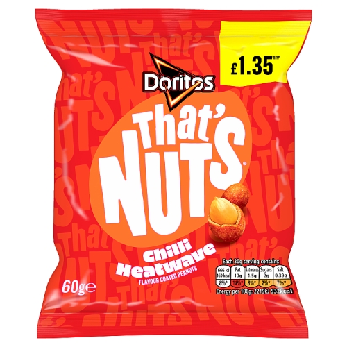 Thats Nuts Doritos Chilli Heatwave 60g pack shot