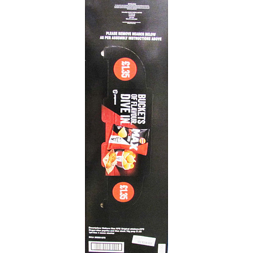 Walkers Max Kfc FSDU 70g PMP pack shot