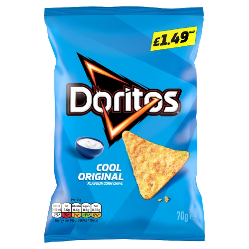 Doritos Cool Original 70g PMP pack shot