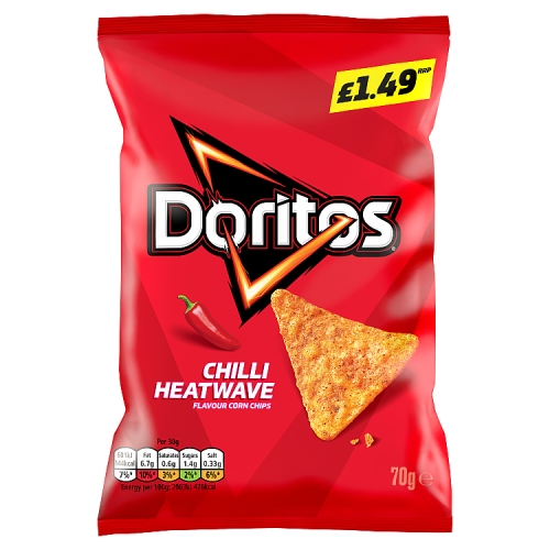 Doritos Chilli Heatwave 70g PMP pack shot