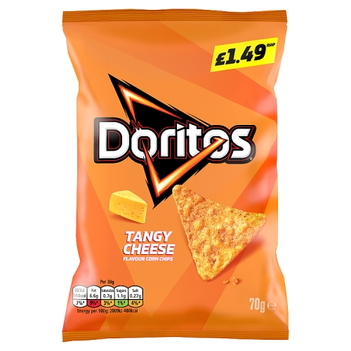 Doritos Tangy Cheese 70g PMP pack shot