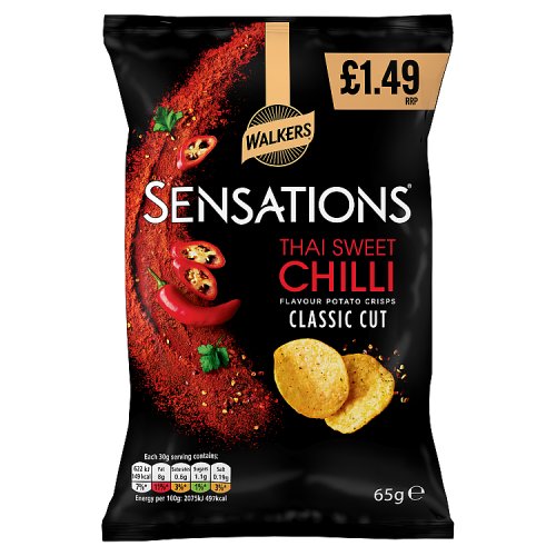 Sensations Thai Sweet Chillii 65g PMP pack shot