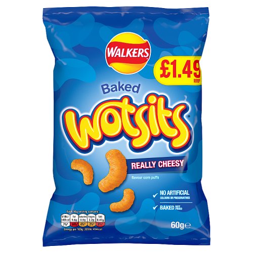 Wotsits Really Cheesy 60g PMP pack shot