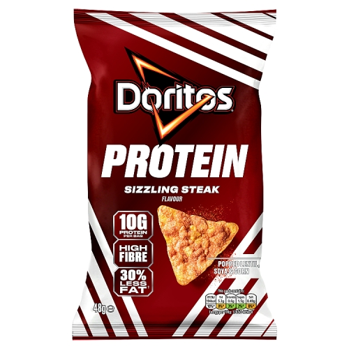 Doritos Protein Sizzlin Steak 48g pack shot