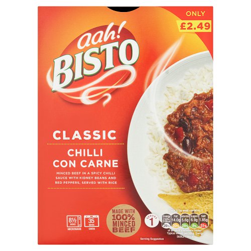 Bisto Chilli Con Carne 375g PM £2.49 pack shot