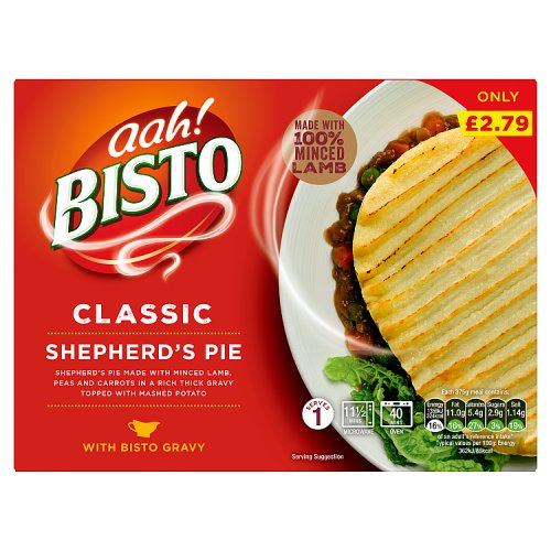 Bisto Shepherds Pie PM £2.79 375g pack shot